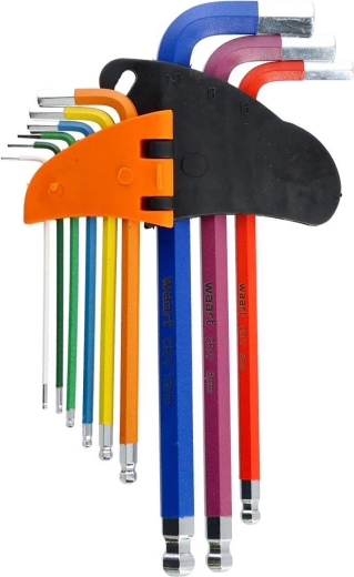Marcado por colores claro de los tamaños