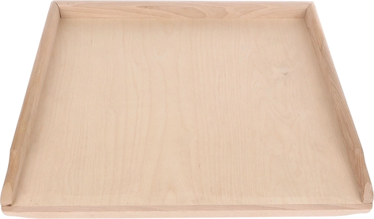 Tabla de amasar de madera maciza con listones 56 × 48 cm