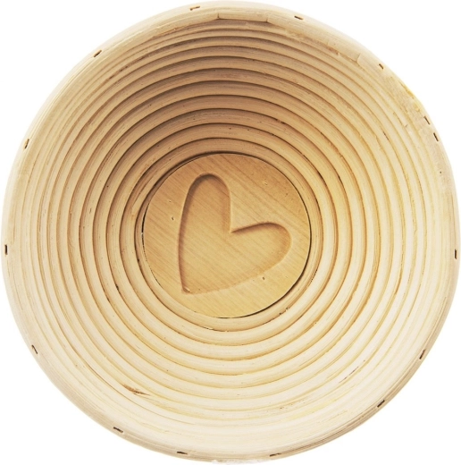 Corazón decorativo y patrón en espiral