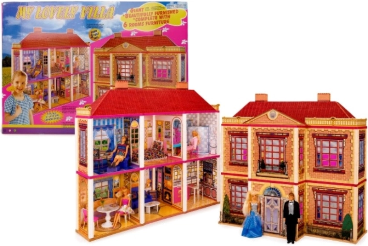 Casa de muñecas para muñecas de 29 cm
