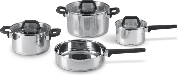 Juego de utensilios de cocina de acero inoxidable Lamart Pour, 7 piezas