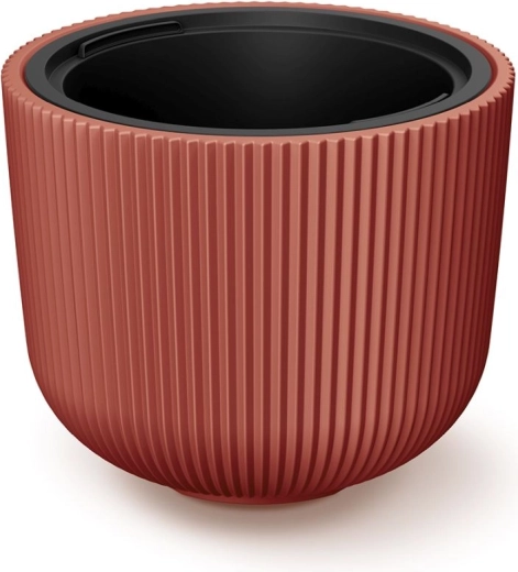 macetero Milly con inserto 47 cm color cobre