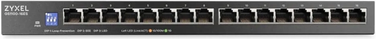 16× puerto gigabit para un alto rendimiento