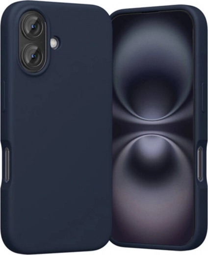 Funda de silicona Vention para iPhone 16 Plus con MagSafe, azul