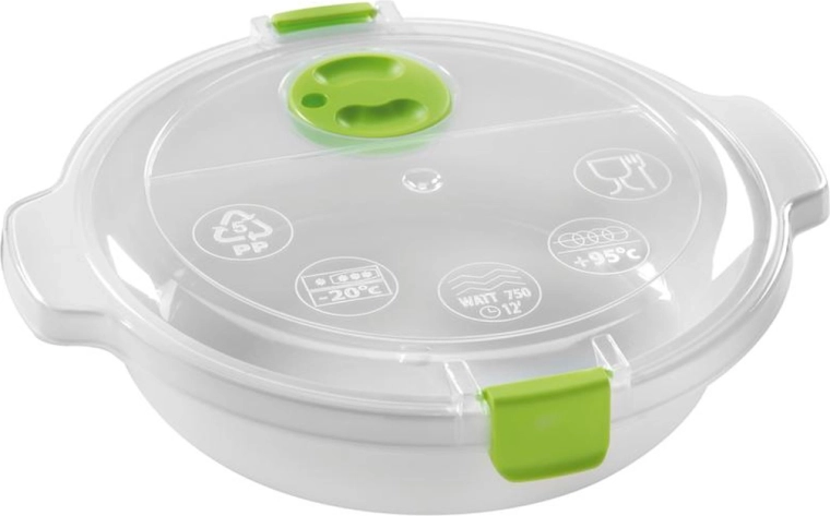 Recipiente para microondas con tapa 0,7 l