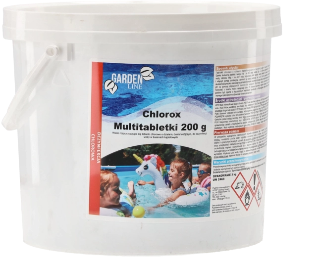 Tabletas multifunción cloradas para piscina 200 g
