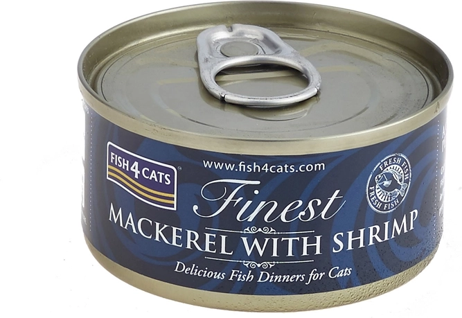 Fish4Cats lata para gatos con caballa y gambas 70 g
