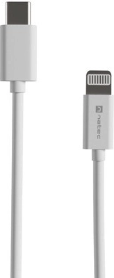 Natec Prati cable Lightning a USB‑C 2 m MFi blanco