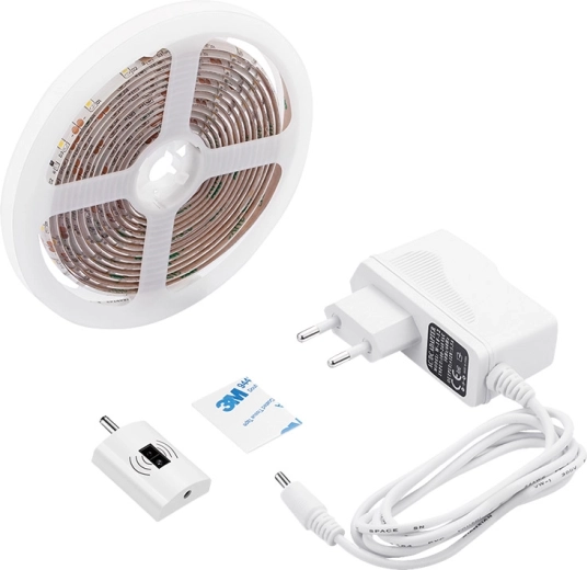 Tira LED regulable Solight con control sin contacto, 3 m, 4000 K, IP65