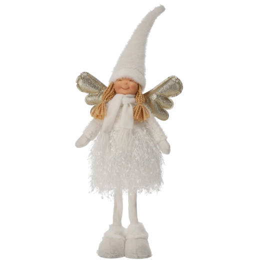 Angelito navideño blanco 70 cm