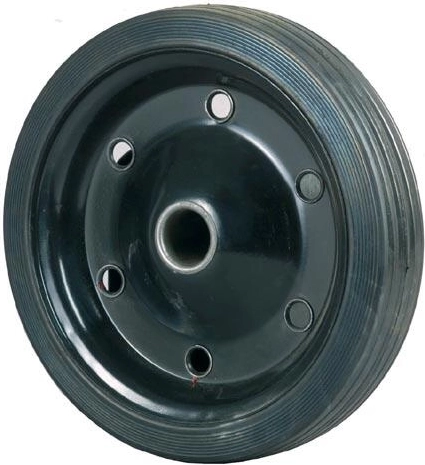 Rueda maciza para carretilla de mano 250 × 30 mm con disco metálico