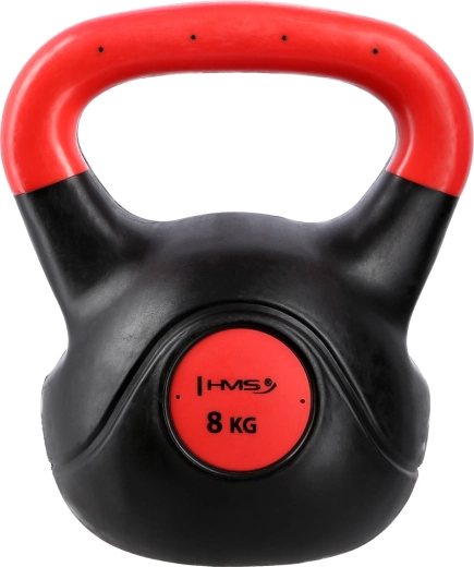 Kettlebell compuesto HMS KPC 8 kg rojo