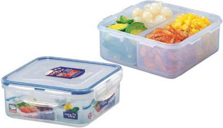 Fiambrera para alimentos con 4 compartimentos 870 ml