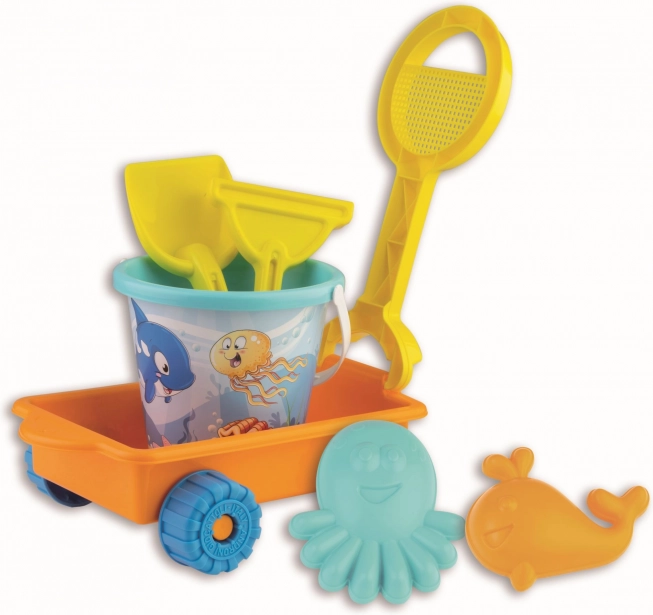 Androni set para arena Pez Feliz con carrito