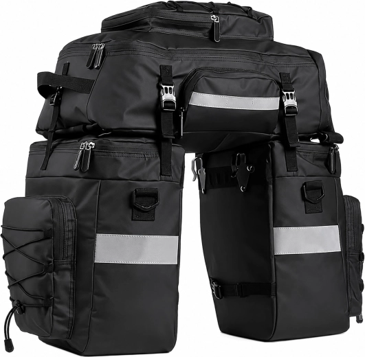 Bolsa de ciclismo impermeable para portaequipajes 48 l 3 en 1 XXL