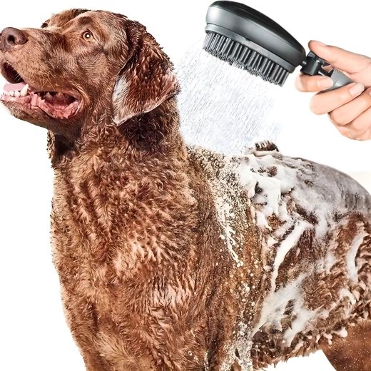 Ducha y cepillo 2 en 1 para un lavado rápido y suave