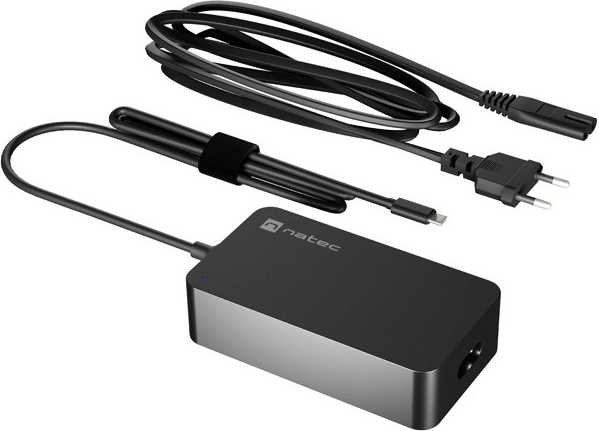 NATEC Grayling USB‑C cargador 45W para portátiles, tabletas y teléfonos