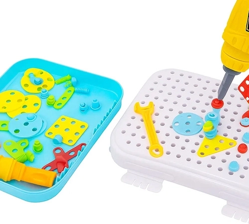 196 piezas para mosaico y construcciones 3D