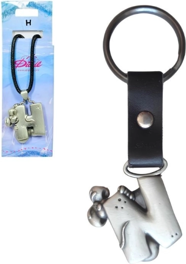 Collar infantil Diddl con piedra decorativa y letra