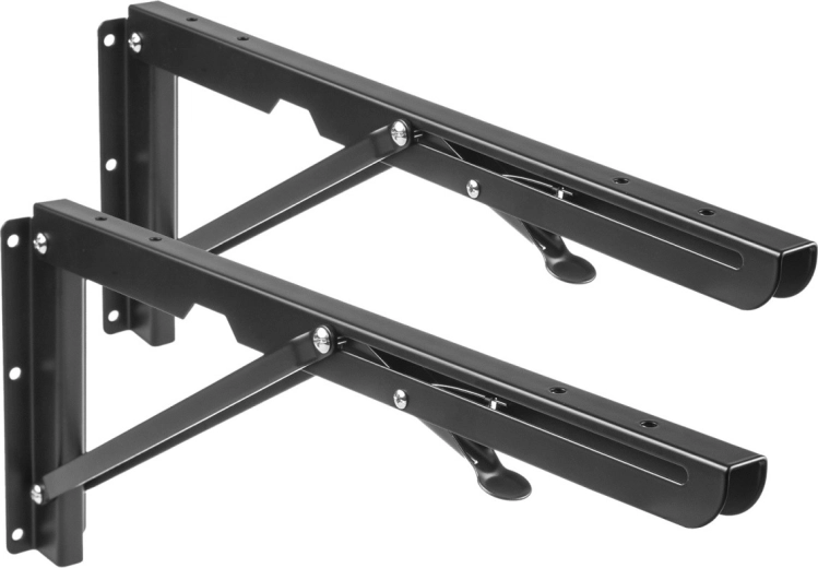 Consolas de pared plegables para estante Maclean MC-876 (2 uds)