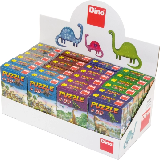 Puzzle con dinosaurios y figura – 60 piezas