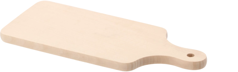 Tabla de cortar de plástico mediana para carne 31 × 13,5 cm