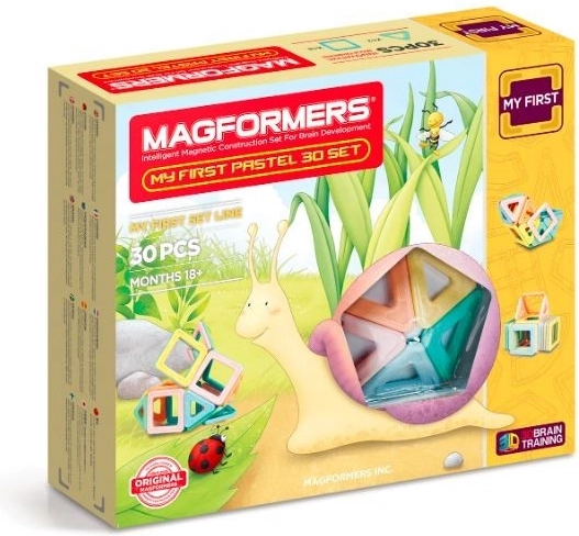 Construcción magnética Magformers Mi primer Pastelle