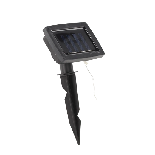 Guirnalda solar de jardín 35 LED blanco cálido, longitud 4 m