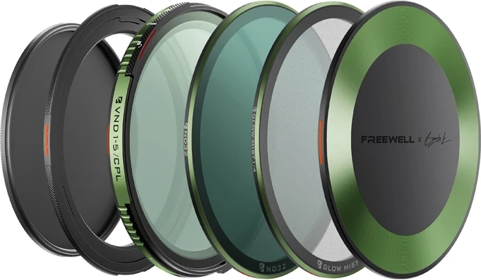 Kit de filtros Freewell Brandon Li ND/CPL de densidad variable de 77 mm