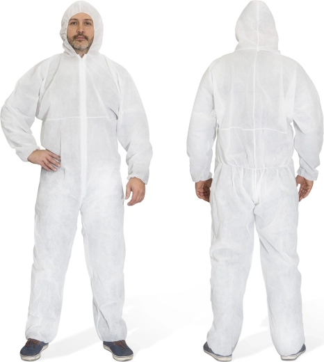Mono de trabajo desechable con capucha XL