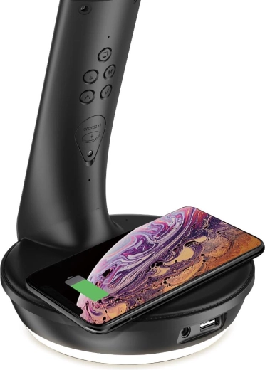 Carga Qi y puerto USB