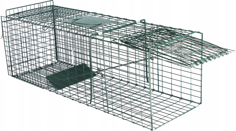 Trampa viva para martas y gatos 93,5 × 31 × 31 cm