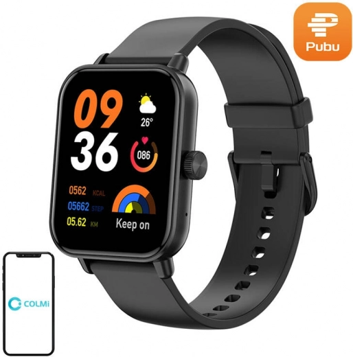 Reloj inteligente Colmi P81 negro