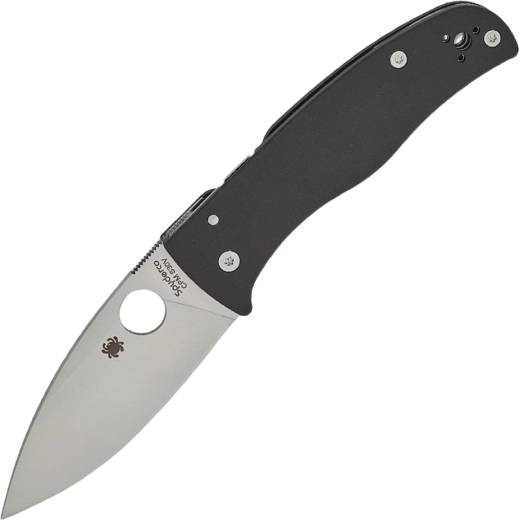 Spyderco Bodacious – navaja de bolsillo con hoja de 9,2 cm, satinado, G10 negro