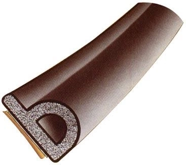 Junta de sellado para ventanas y puertas EPDM P 9 × 5,5 mm, blanca, 6 m TRELLEBORG