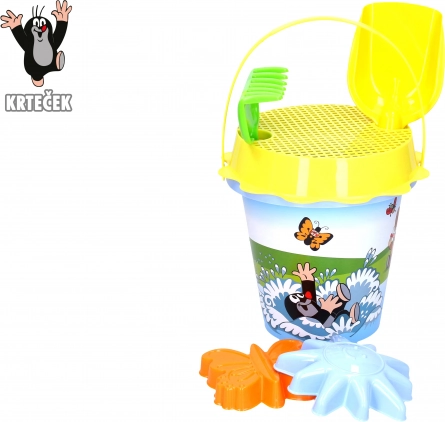 juego de arena Krtek 1,5 l azul