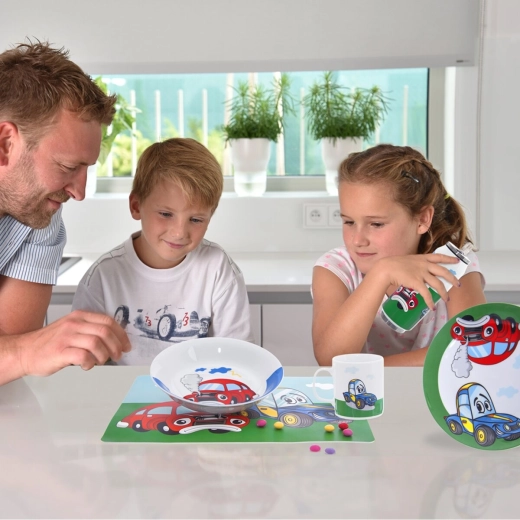 Tamaño 35 × 25 cm: perfecto para las comidas infantiles