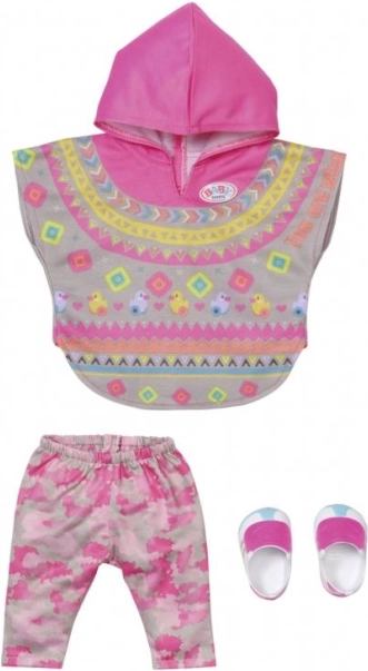 BABY born Deluxe poncho moderno para muñeca 43 cm