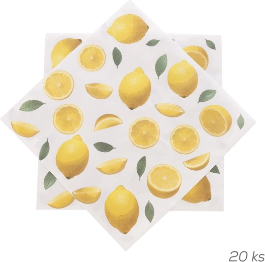 Servilletas de papel Limepop 33 × 33 cm (20 uds)