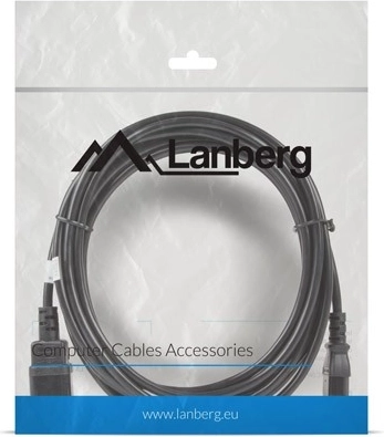 Cable de alimentación de extensión IEC 320 C13 – C14 5 m negro