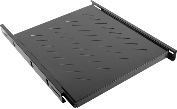 Bandeja deslizante 1U para armario rack 19" de 800 mm, negra