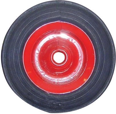 Rueda maciza para carretilla de mano 160 mm con disco metálico, buje 15 mm