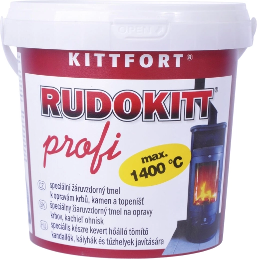 RUDOKIT masilla refractaria 1,8 kg