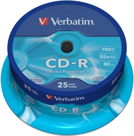 Verbatim CD-R Extra Protection 700 MB 52x, 25 unidades