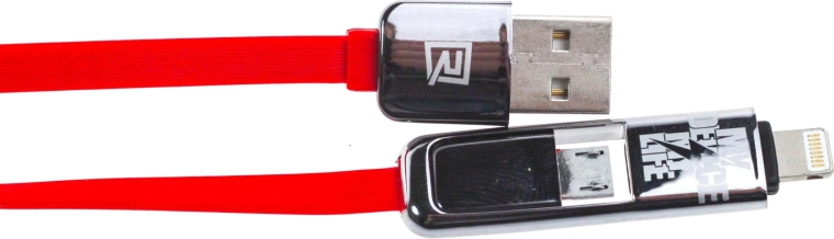 Dos conectores en uno: micro USB + Lightning