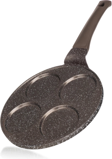 Sartén para tortitas Granite Brown de 26 cm con revestimiento antiadherente
