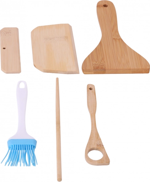 Juego de utensilios de cocina para preparar crepes