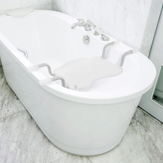 Asiento estable directamente en la bañera