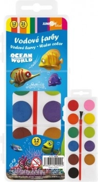 Acuarelas Ocean World con pincel