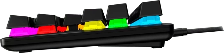 Retroiluminación RGB brillante e interruptores HyperX